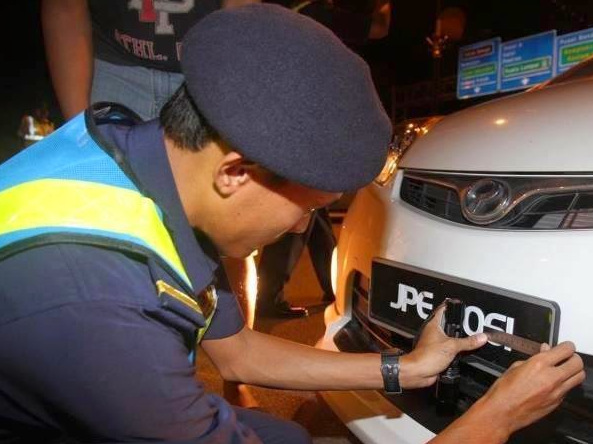 Aluminum Plate Number Ketuk How Much Legal