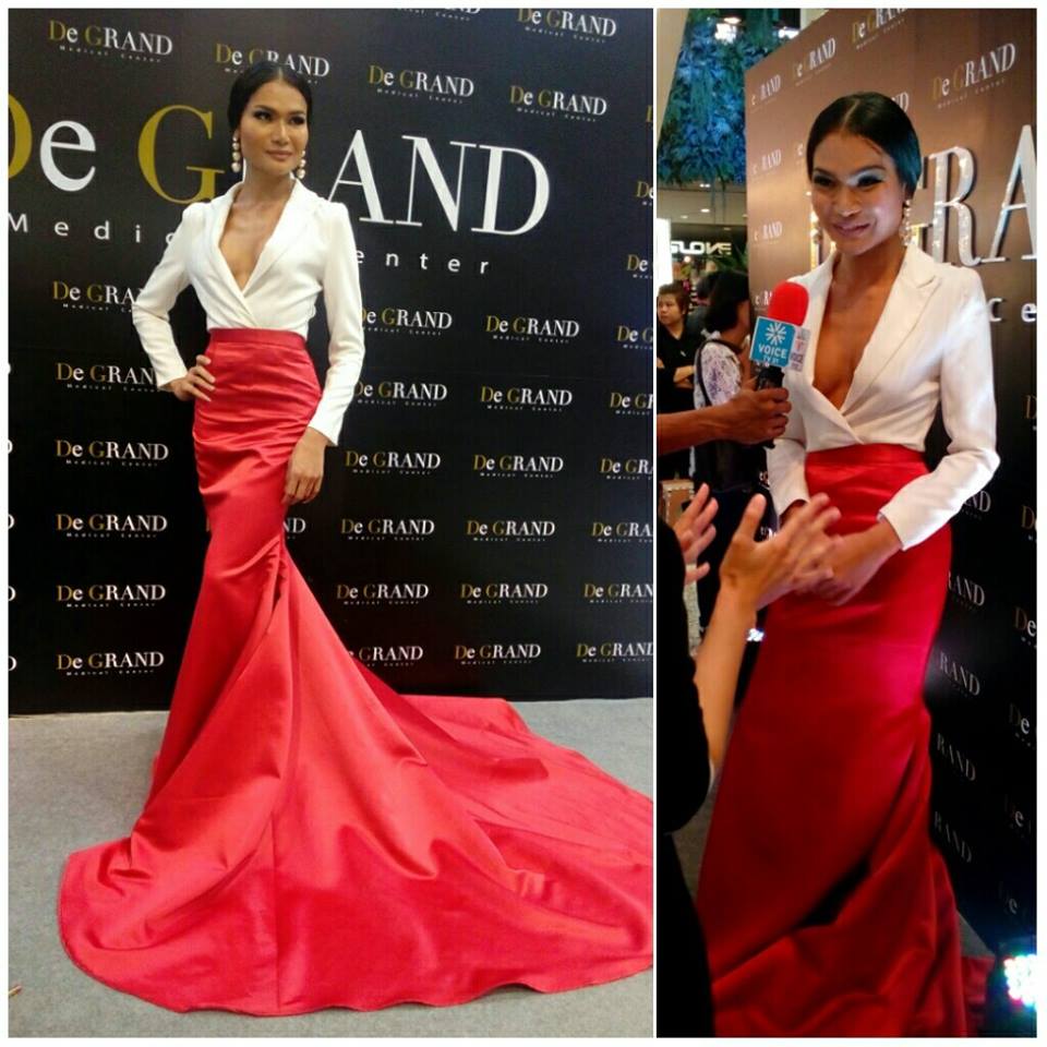 Mimi Tao ketika menghadiri Grand Opening Delay Grand Medical Center.