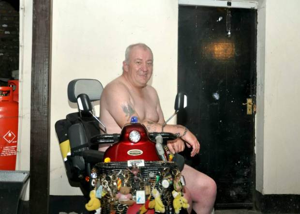 January. GV of the Magnet Tavern pub in Boston, Lincs. Britain's most cringeworthy naked calendar featuring wrinkly pub regulars in awkward saucy poses has been released ready for 2016. See NTI story NTINAKED. Staff and customers aged between 23 and 67 stripped off for the camera at the Magnet Tavern boozer in Boston, Lincs. In one of the shots, a pub regular poses naked on his mobility scooter while in another a busty barmaid is snapped pulling a pint for a woman wearing just a corset. The calendar also features a man wearing nothing but a hard hat and black suspenders holding a power tool next to a radiator. Another male customer was persuaded to pose wearing just a leather jacket, gloves and cap leaning against a seating area in a bizarre pose. Female workers and pub-goers are also seen in a variety of fancy dress outfits including a cowgirl, sailor and schoolgirl. Buyers brave enough to purchase the charity efforts will have a choice between a men's and a women's calendar.
