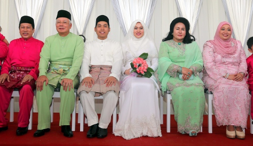 PM Dan Isteri Hadir Majlis Pernikahan Anak Ahmad Maslan « MYNEWSHUB