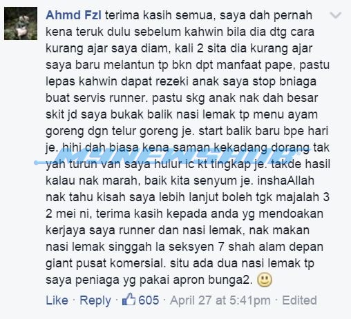 Sempoi...Walau Disaman, Pemuda Selamba Selfie