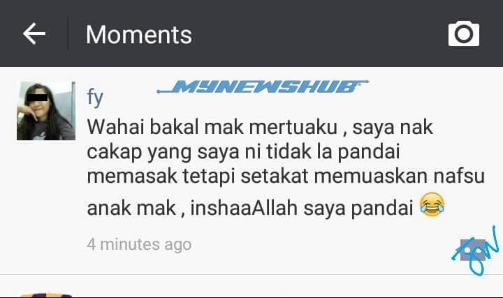 'Saya Tak Reti Masak, Tapi Puaskan Nafsu Pandai' - Gadis