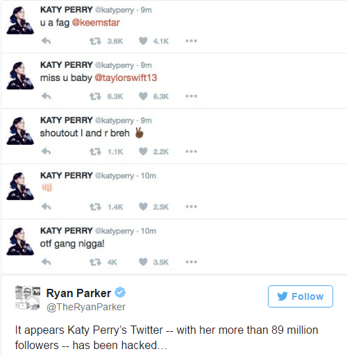 Twitter Katy Digodam, Hantar Love Message Kat Taylor Swift