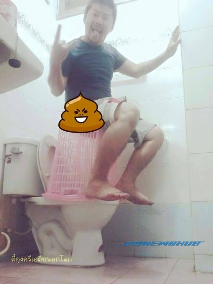 Lucu! Paranoid Ular Dalam Tandas Masih Kuat Di Thailand