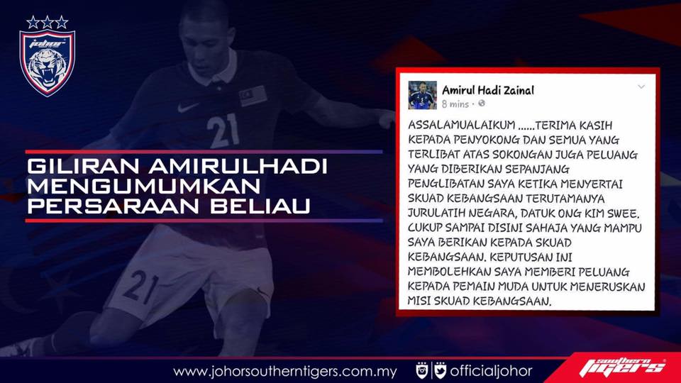 Giliran Amirul Hadi, Kunanlan Pula Umum Bersara