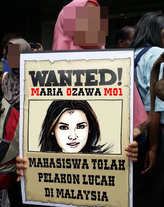 Kenapa #Tangkap MO1 Dicemari Wajah Maria Ozawa?