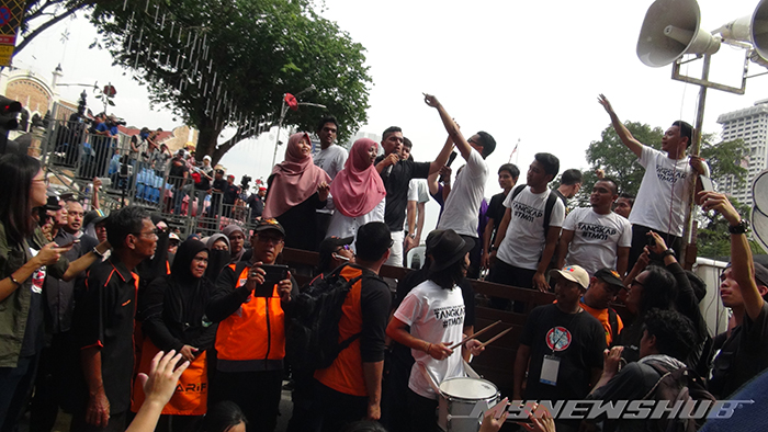 Demo Haram #Tangkap MO1 Aib Besar Cuma 1,000 Hadir