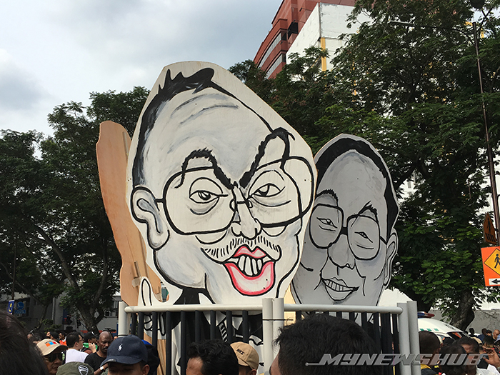 Demo Haram #Tangkap MO1 Aib Besar Cuma 1,000 Hadir