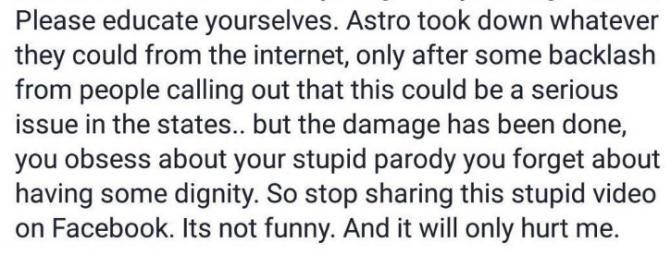 'Stupid Parody', Yuna Selar Stesen TV Biadab, Tidak Sensitif