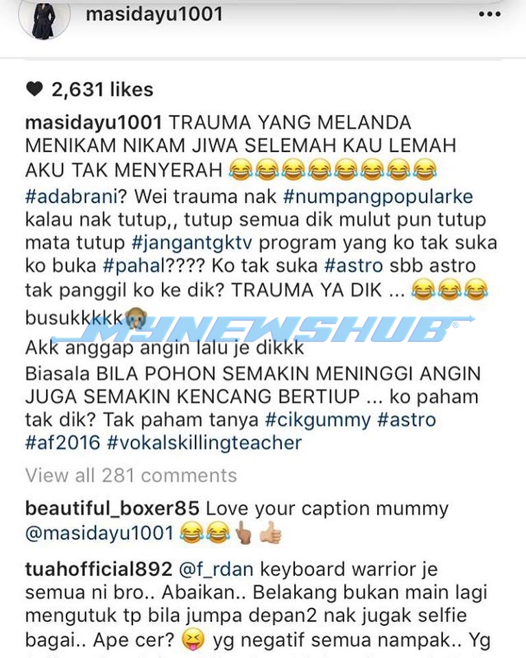 Ratu Dangdut Melenting Ditegur Isu Berpelukan