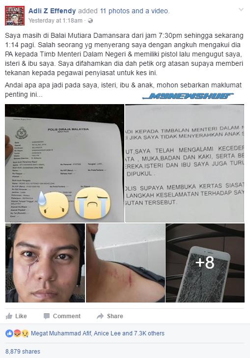 Video: Ex-Wartawan Majalah 3 Dakwa Dipukul PA Menteri