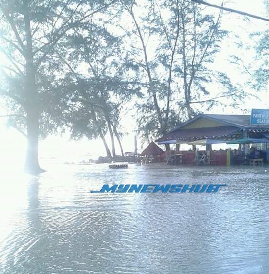 Air Pasang Paras Tertinggi, Kawasan Setempat Bah - MYNEWSHUB