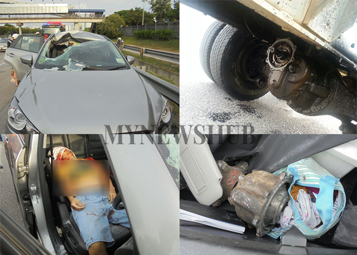 Lelaki Maut Terkena Komponen Gear 'Terbang'