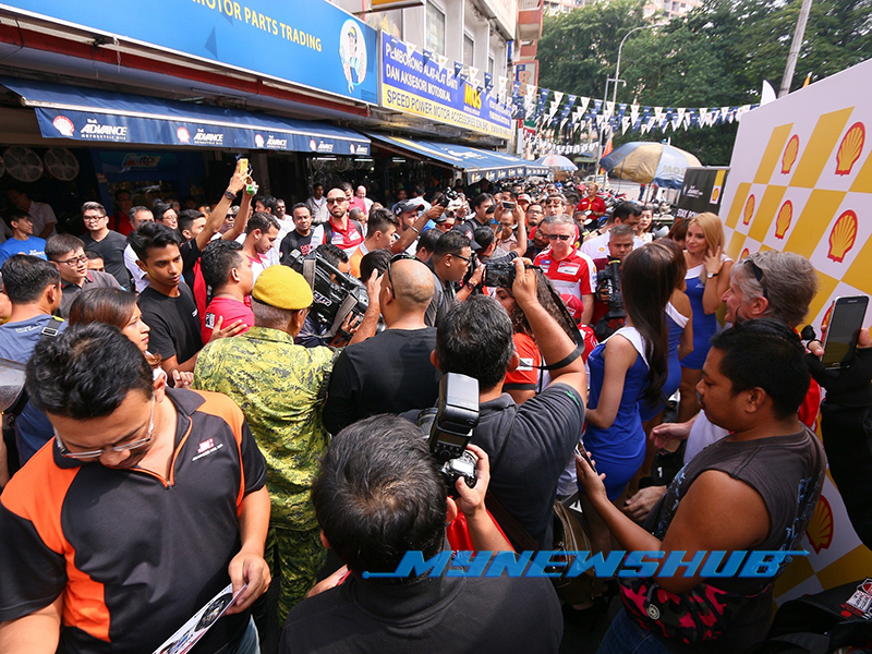 Pelumba Pasukan Ducati Lawat Bengkel Jalan Sentul