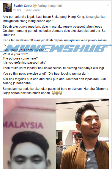 Muka Berubah Lepas Kurus, Lelaki Ini Ditahan Imigresen HK