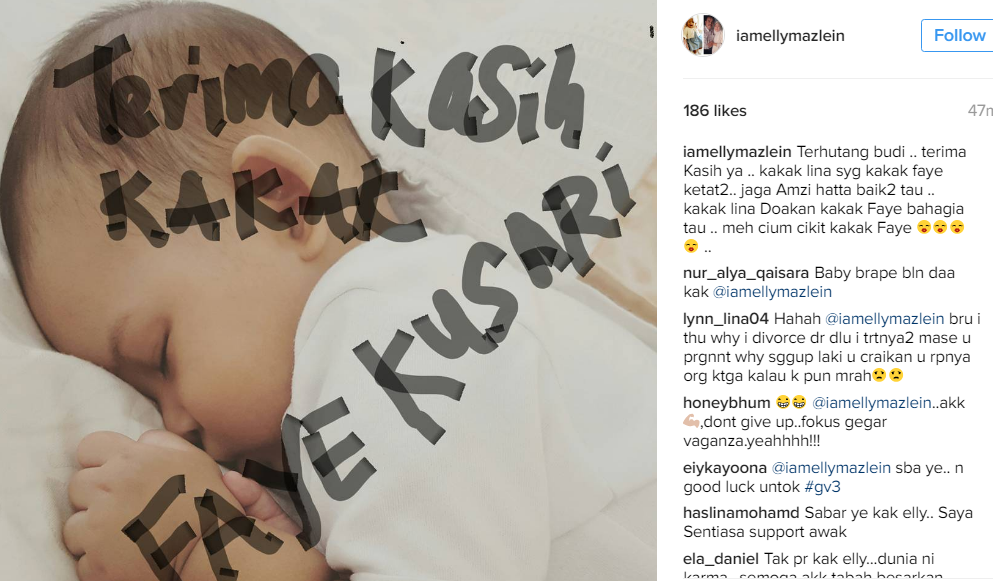 'Terima Kasih Kak Faye, Jaga Azmi Baik-Baik'