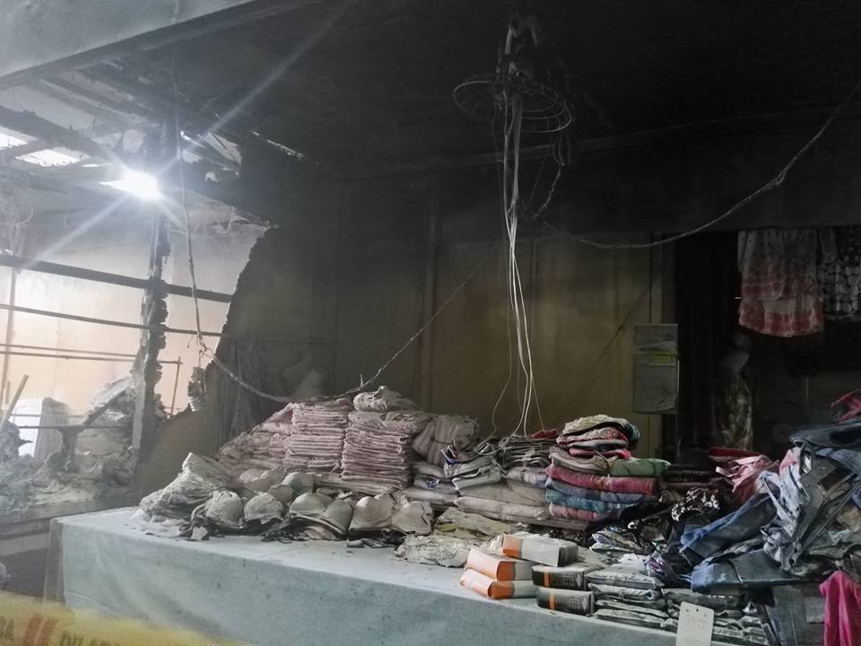 Pengunjung UTC Tawau Gempar Gerai Terbakar