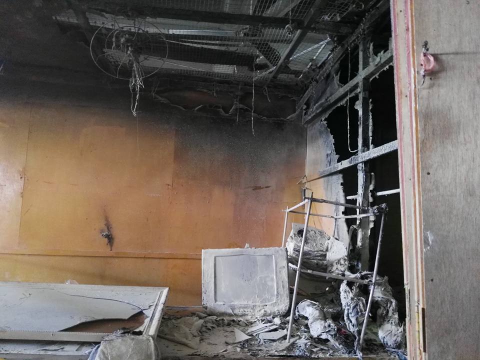 Pengunjung UTC Tawau Gempar Gerai Terbakar