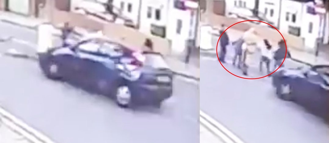 Nenek, Cucu Terpelanting Dirempuh Kereta