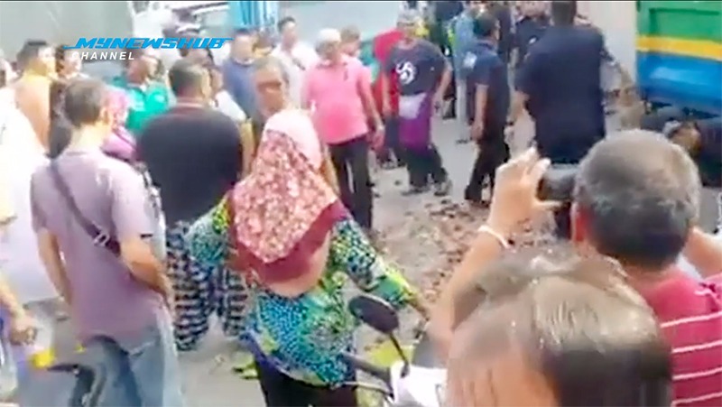 Peniaga Mengamuk Acu Pisau Kepada Penguatkuasa MPSP