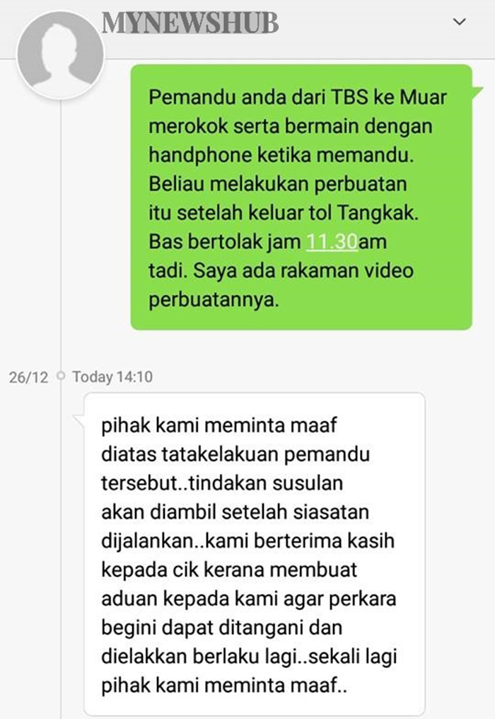 'Inilah Punca Aku Tak Nak Naik Bas Ekspres'