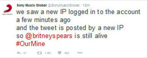  Sony Music Tweet Britney Spears Maut Kemalangan Tapi...