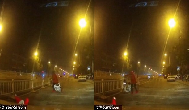 Ibu Cuai, Anak Nyaris Maut Jatuh Basikal Elektrik