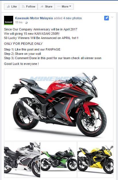 Yamaha Beri Motosikal Percuma April Ini?