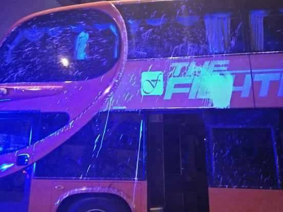 Bas Felda United Disimbah Cat Di Johor