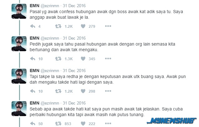 Tahun 2016 Brader Ini Berakhir Dengan Putus Tunang