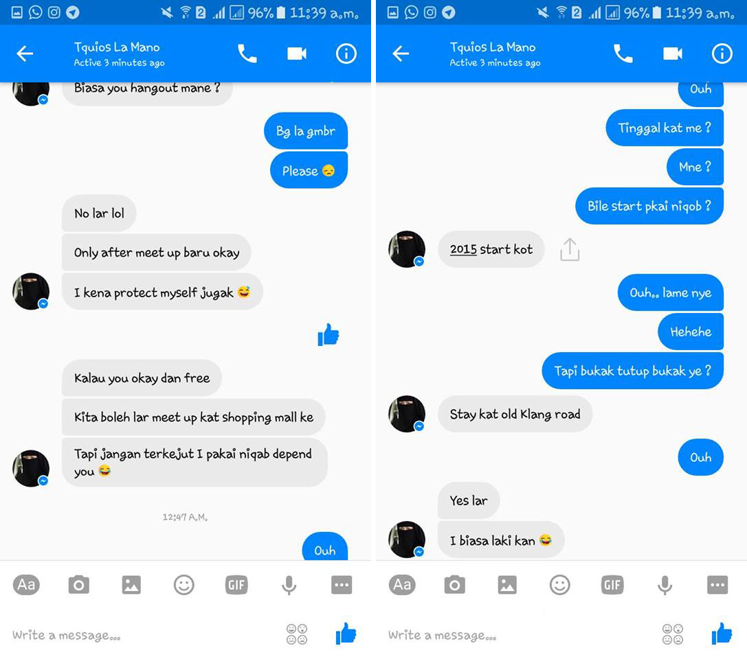 Hati-Hati, Lelaki Cina Akui Dua Tahun Berniqab