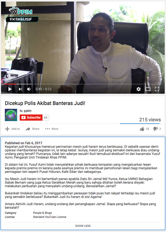 Video Banteras Judi: Aktivis PPIM Ditahan