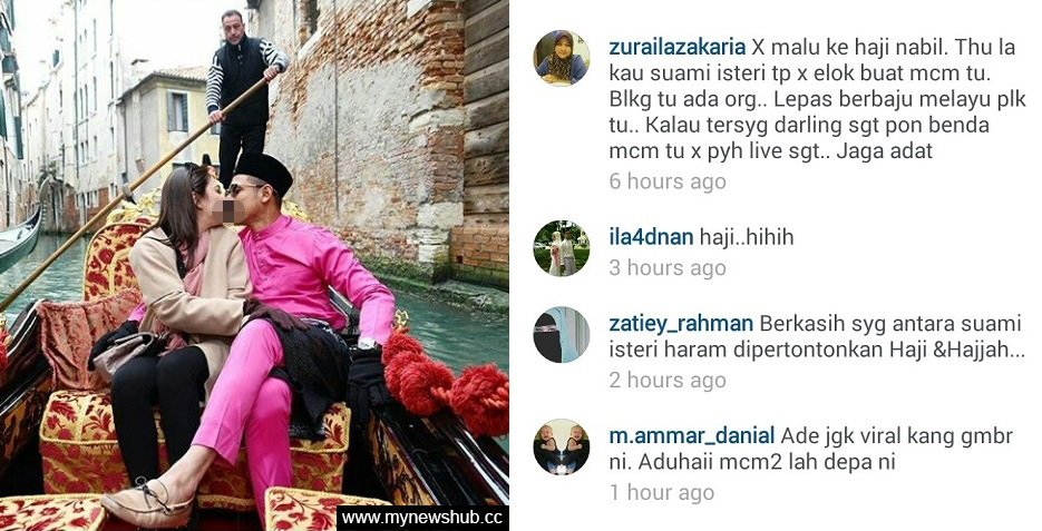 Nabil Dan Zira 'Comolot' Di Venice