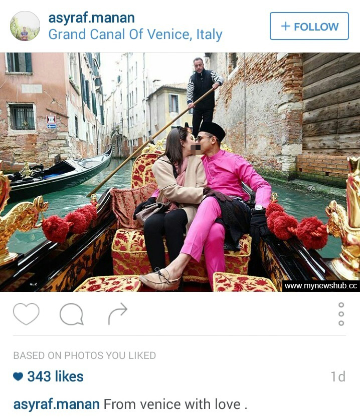 Nabil Dan Zira 'Comolot' Di Venice