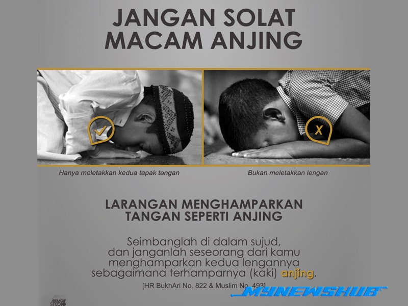 Jangan Solat Macam Gaya Anjing