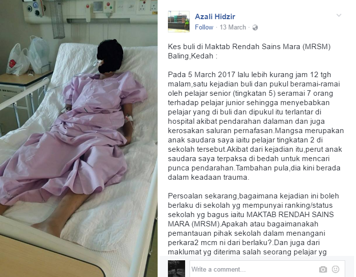 Kerana Maggi, Pelajar MRSM Dibelasah Separuh Mati