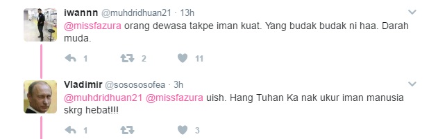 Fazura Dikecam Kerana Twit 'Iman Senipis Kulit Bawang'