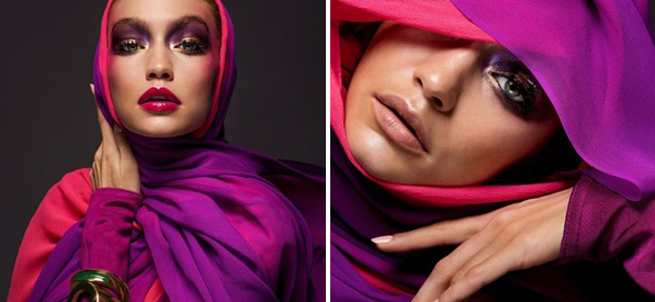 Gigi Hadid Bertudung Dalam Edisi Pertama Vogue Arabia