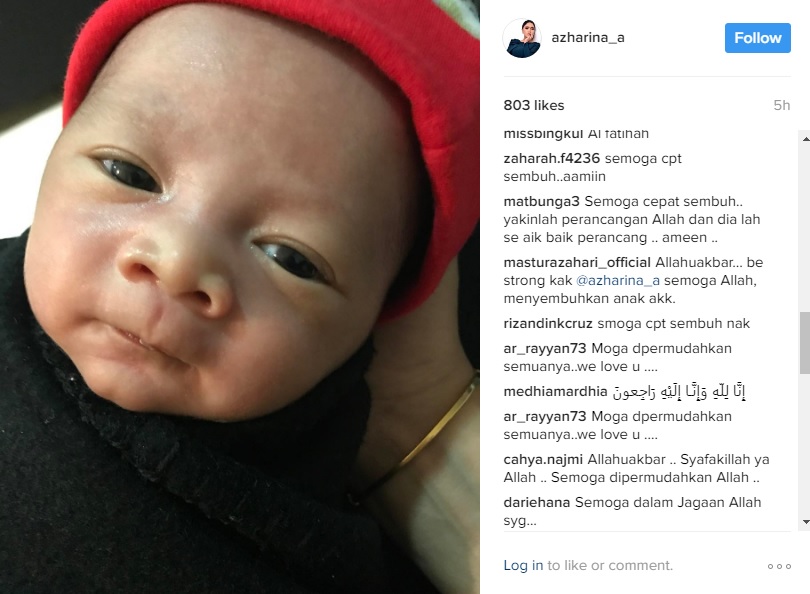 Anak Angkat Kedua Azharina Kritikal