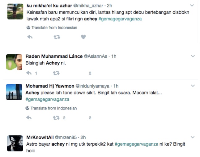 Netizen 'Meluat' Achey Jadi Hos Gema Gegarvaganza