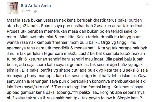 Lelaki 'Turn On' Tengok Renungan Mata Isteri Hafiz?