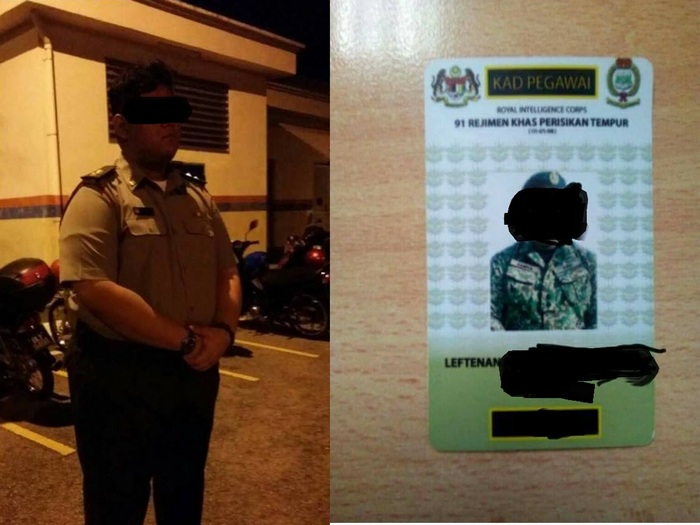Pelajar Kolej Menyamar Tentera Ditahan