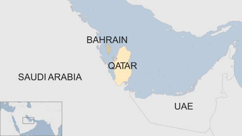 Хаджистан страна где находится. Катар на карте. Катар и Бахрейн на карте.