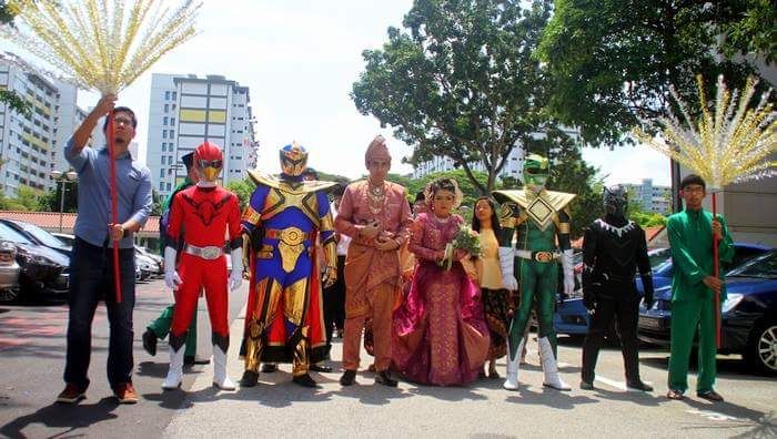 4 Power Ranger Jadi Pengapit Pengantin Melayu – MYNEWSHUB