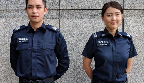 Uniform Baharu Polis Singapura Kini Lebih Sejuk Mynewshub