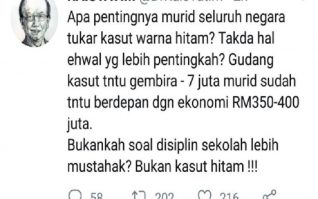 Antara Disiplin Dan Kasut Mana Lebih Mustahak?