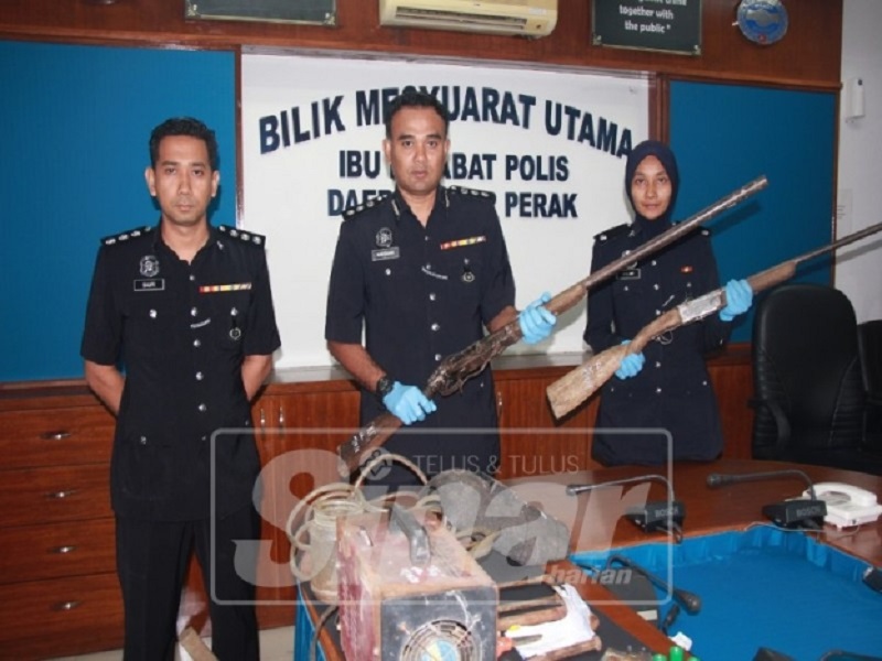 Buruh Ditahan Miliki Senapang Patah Buatan Sendiri MYNEWSHUB Buruh Ditahan Miliki Senapang Patah Buatan Sendiri MYNEWSHUB