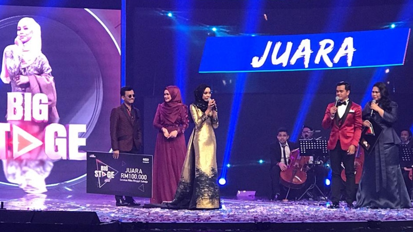 Sarah Suhairi Juara Big Stage Pertama Mynewshub