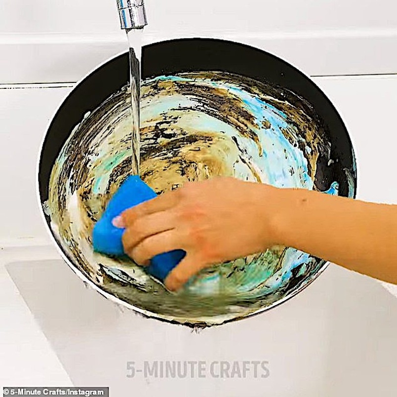 Отмыть посуду клеем. Очищаем тарелку. Чистящее для посуды. Чистка зубной пастой посуды. Паста для сковородки очищающая.