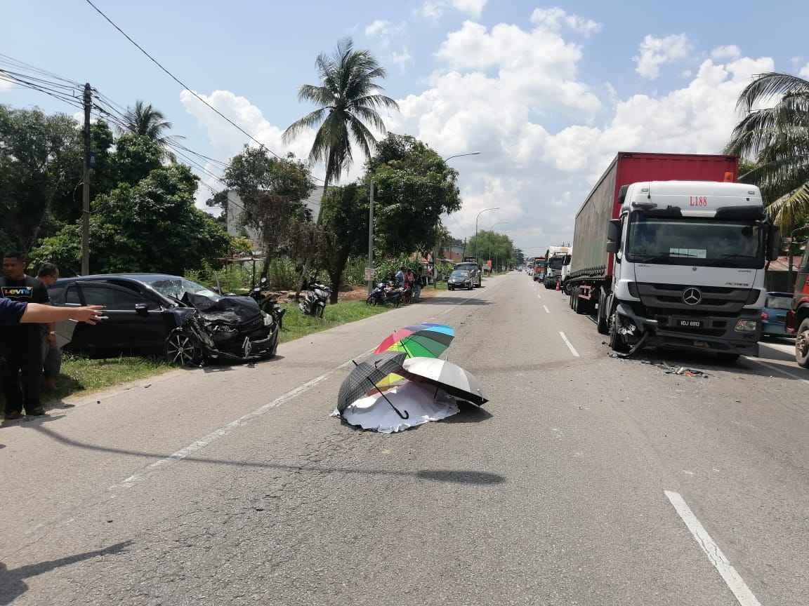 Pejalan Kaki Maut Dilanggar MPV Terbabas